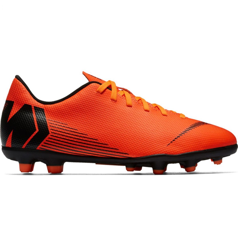 Nike Mercurial Vapor 12 Club Mg Jr AH7350-810 jalkapallokengät oranssi oranssi