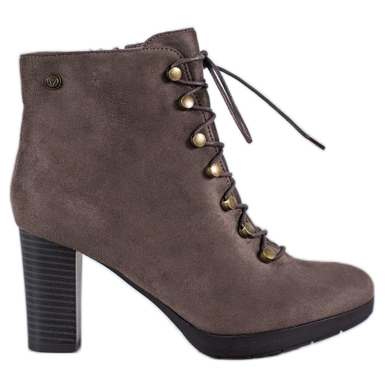 Goodin Lämpimät mokkanahkakengät beige