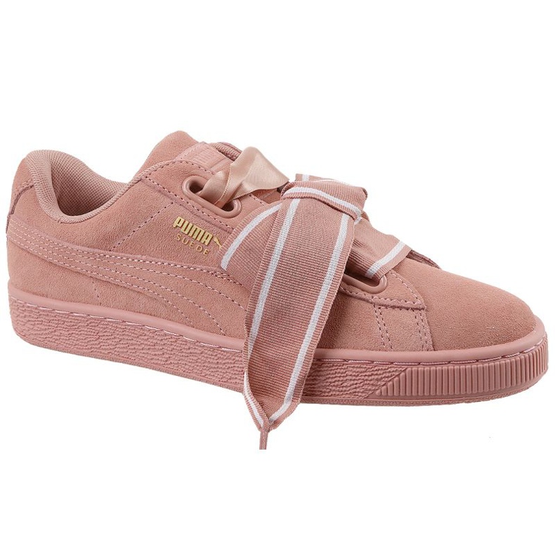 Puma Suede Heart Satin Ii W 364084-03 vaaleanpunainen