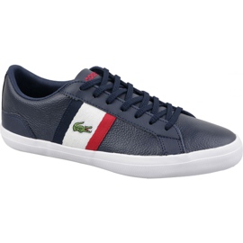 Lacoste Lerond 119 M 737CMA00457A2 valkoinen punainen tummansininen