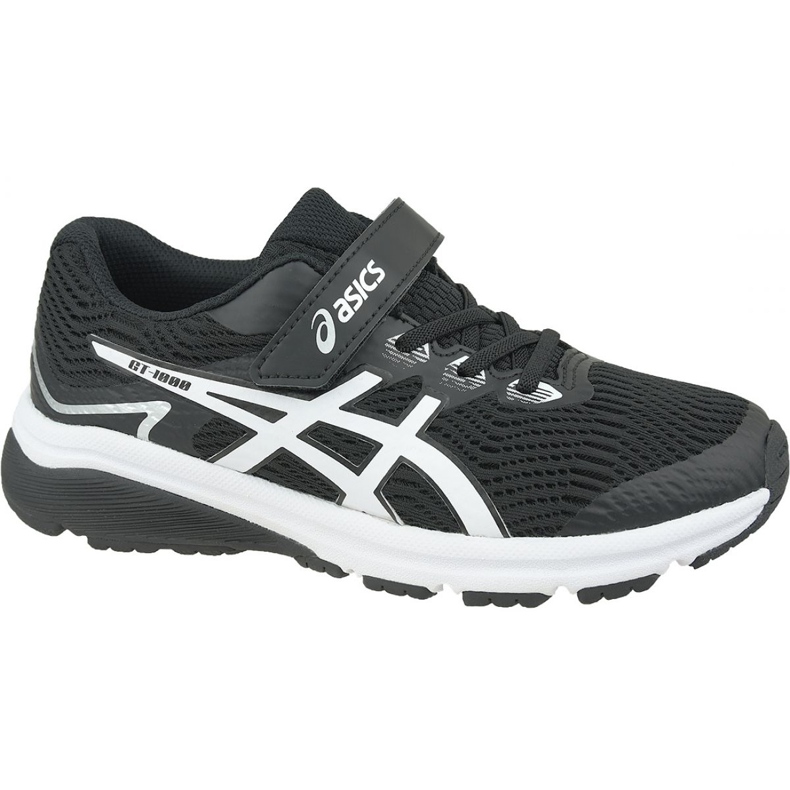 Juoksukengät Asics GT-1000 8 Ps Jr 1014A067-001 valkoinen musta