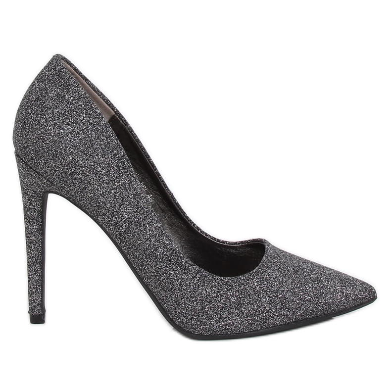 Grafiitti brokaat nastoja NF-58P Pewter musta monivärinen