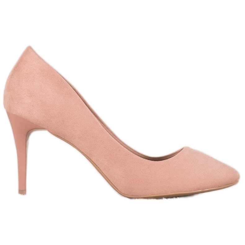 Comer Mokkanahkaiset korkokengät vaaleanpunainen