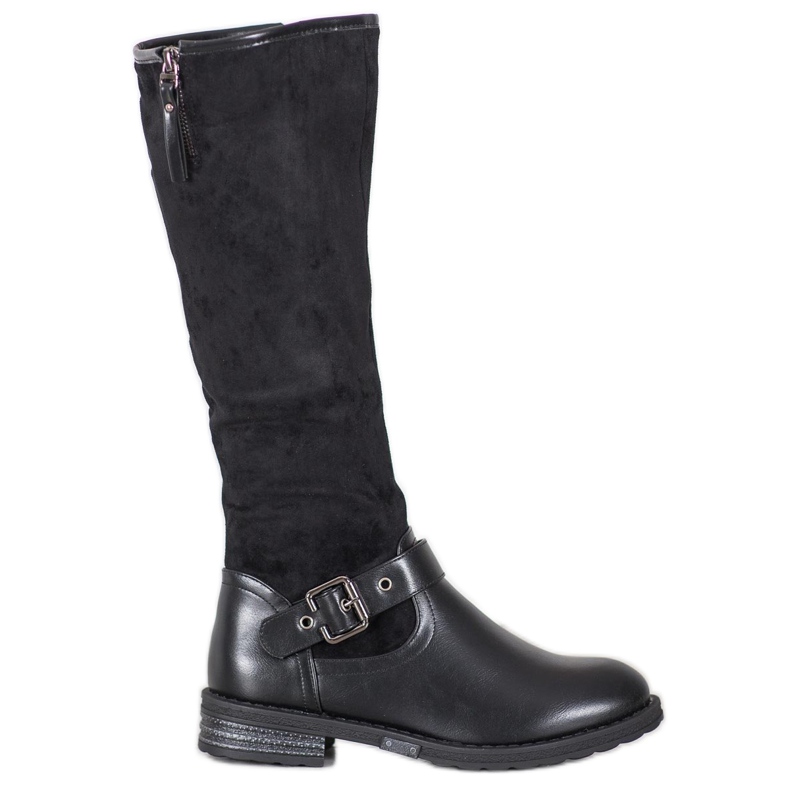 SHELOVET Ratsastuskengät soljella musta