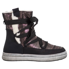 SDS Lämpimät lumisaappaat ruskea musta