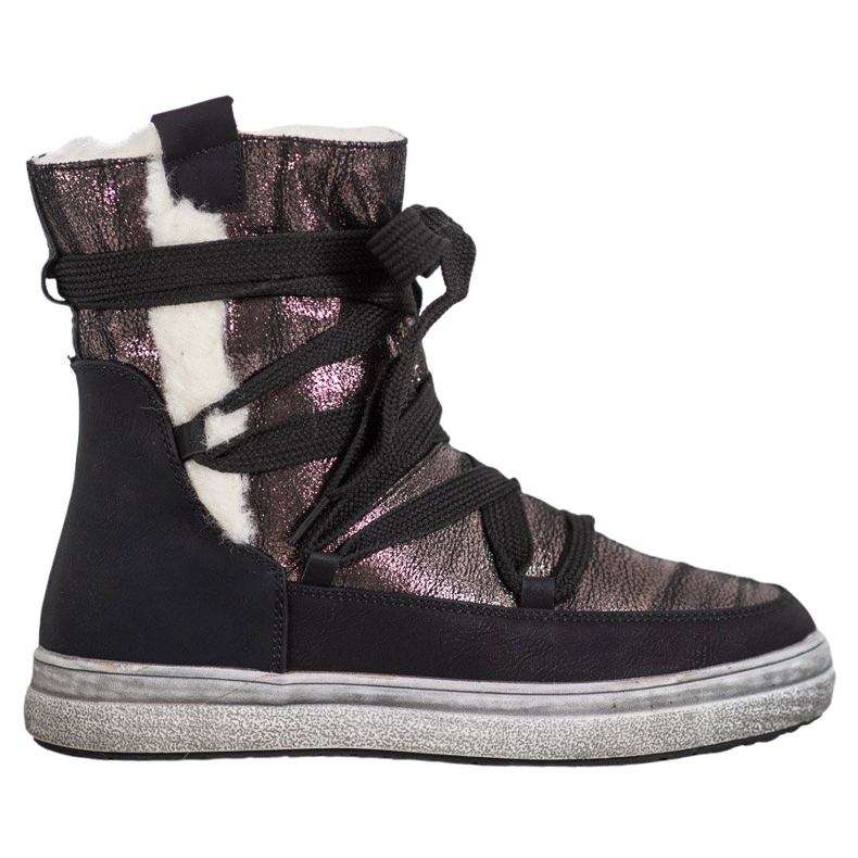 SDS Lämpimät lumisaappaat ruskea musta