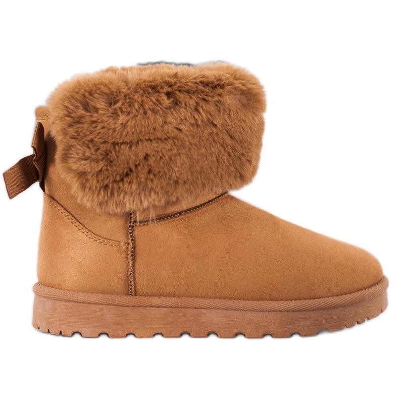 SHELOVET Mukluki turkisten kanssa ruskea