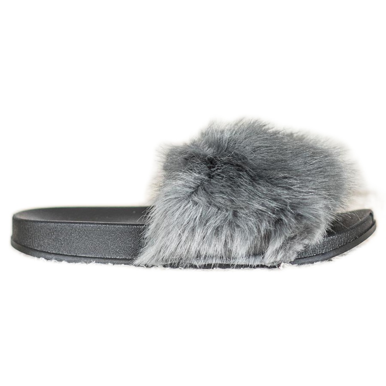 SHELOVET Mukavat turkis -tossut harmaa