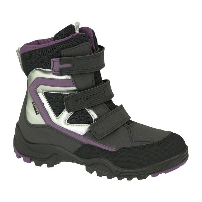 Ecco Xpedition Kids talvikengät 70464259461 musta violetti harmaa