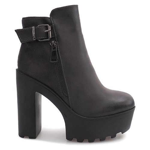 Lämpimät saappaat pylvässä 979-GA Grey harmaa