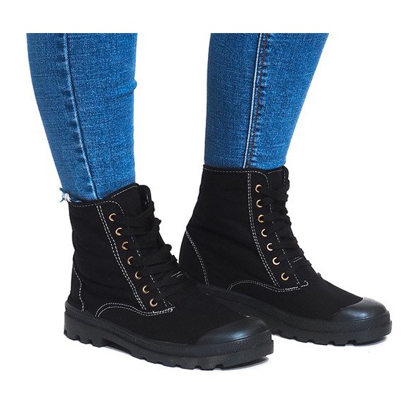 Timberki Trapery Boots 7-84967 Musta