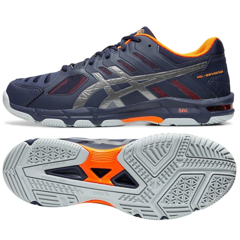 Asics Gel Beyond 5 M B601N 402 lentopallokengät monivärinen laivastonsininen