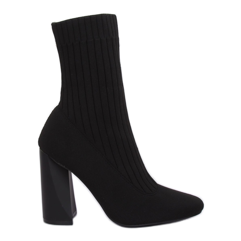 Mustat X8037 mustat sukkasaappaat keltainen