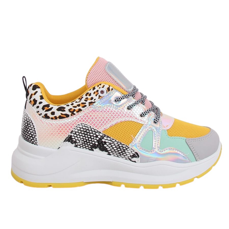 NB317P Keltaiset urheilukengät monivärinen