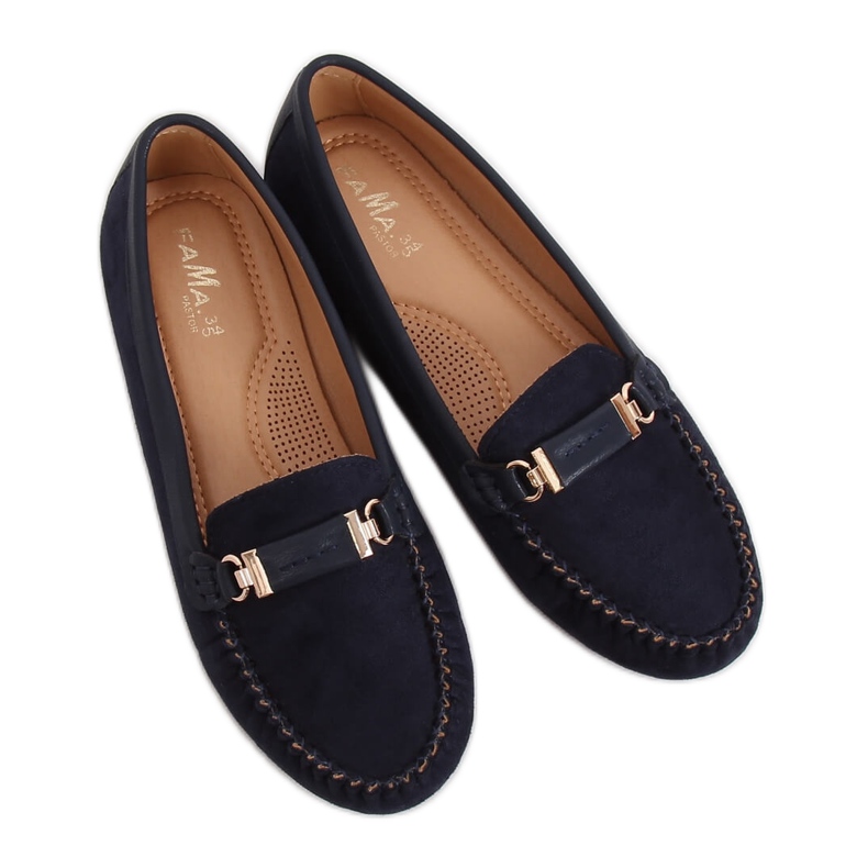 Loaferit naisille tummansininen FM3024 Blue laivastonsininen