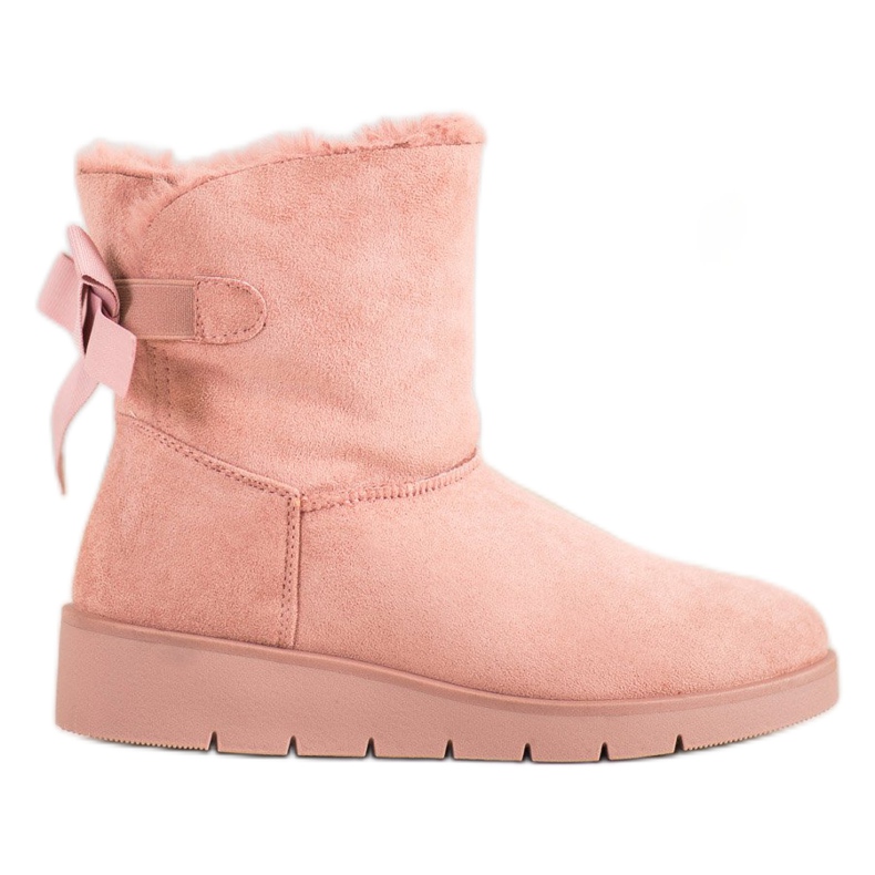 SHELOVET Pinkki Mukluki alustalla vaaleanpunainen