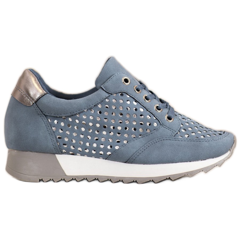 Kylie Avoimet kengät alustalla sininen