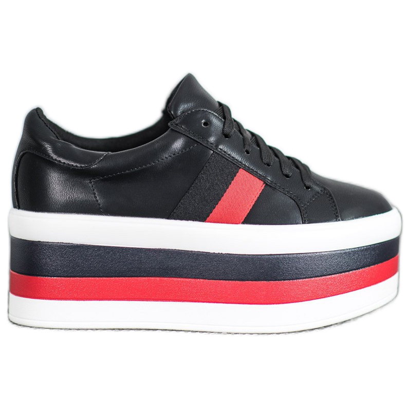 Seastar Kengät muodikkaalla alustalla musta monivärinen