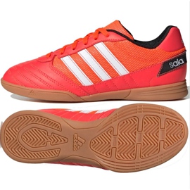 Sisäkengät adidas Super Sala Jr FV2639 punainen appelsiinit ja punaiset