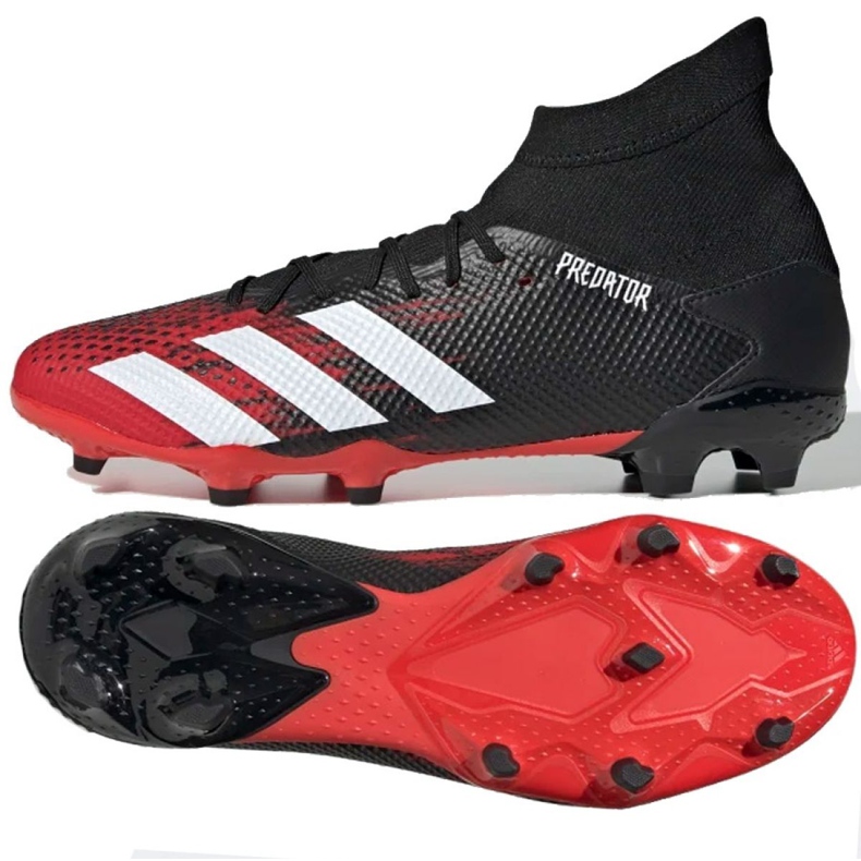 Adidas Predator 20.3 Fg M EE9555 jalkapallokengät monivärinen musta