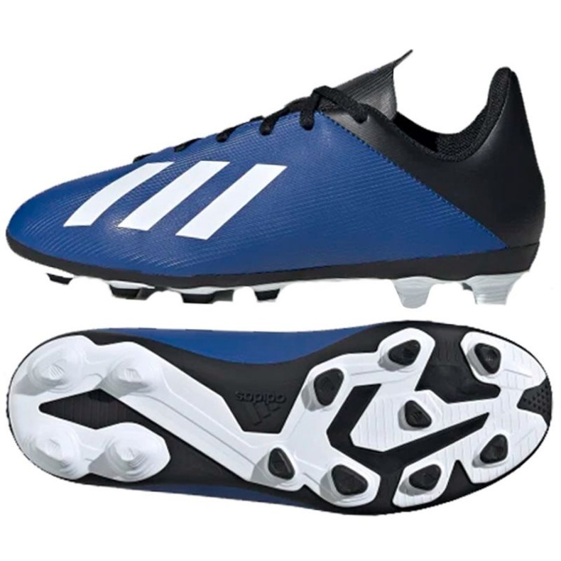 Adidas X 19.4 FxG Jr EF1615 jalkapallokengät sininen sininen