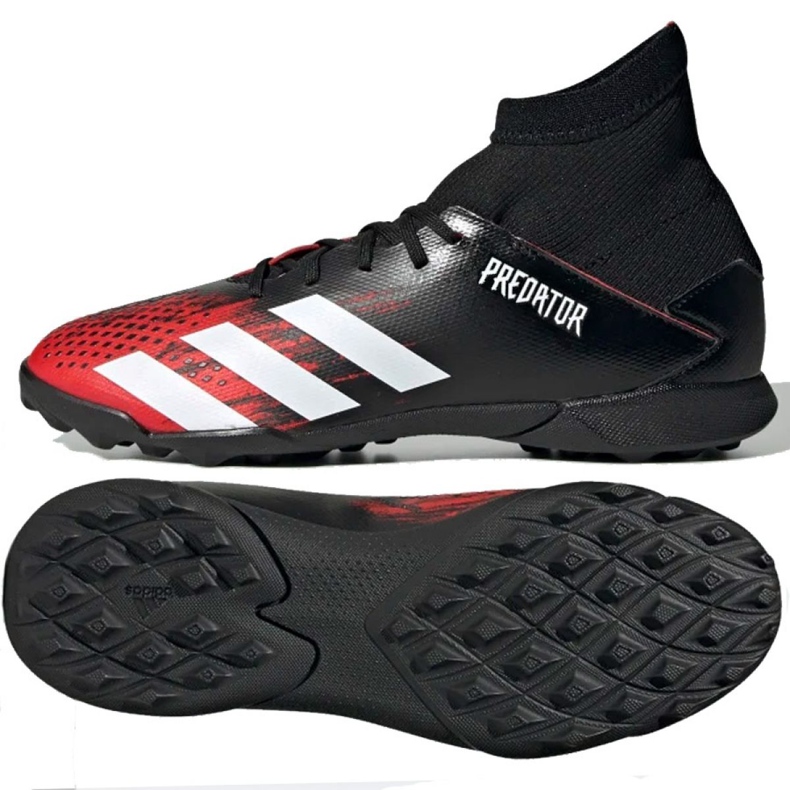 Adidas Predator 20.3 Tf Jr EF1950 jalkapallokengät monivärinen musta