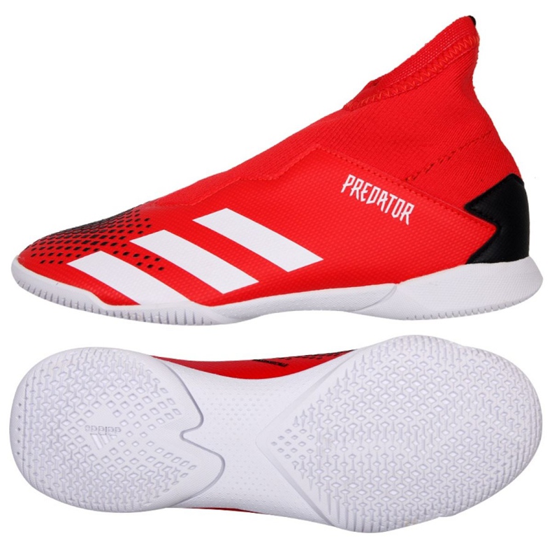 Sisäkengät adidas Predator 20.3 Ll In Jr EF1952 monivärinen punainen