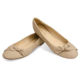 Ballerinat jousella 816 Taupe monivärinen