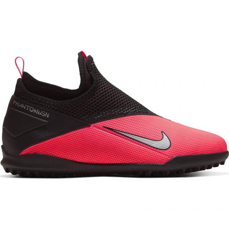 Nike Phantom Vsn 2 Academy Df Tf Jr CD4078 606 jalkapallokengät punainen appelsiinit ja punaiset