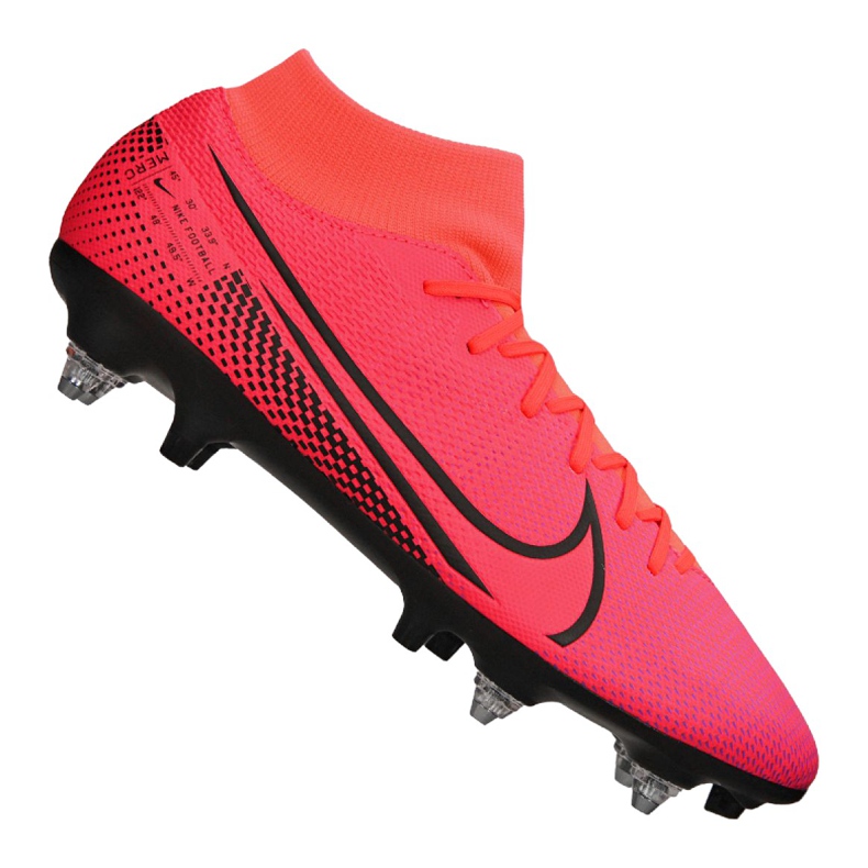 Nike Superfly 7 Academy SG-Pro Ac M BQ9141-606 kenkä vaaleanpunainen punainen