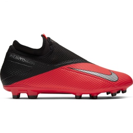 Nike Phantom Vsn 2 Academy Df FG / MG M CD4156-606 jalkapallokengät punainen punainen