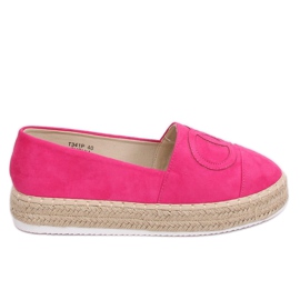 Fuksia espadrillit T341P Fushia vaaleanpunainen