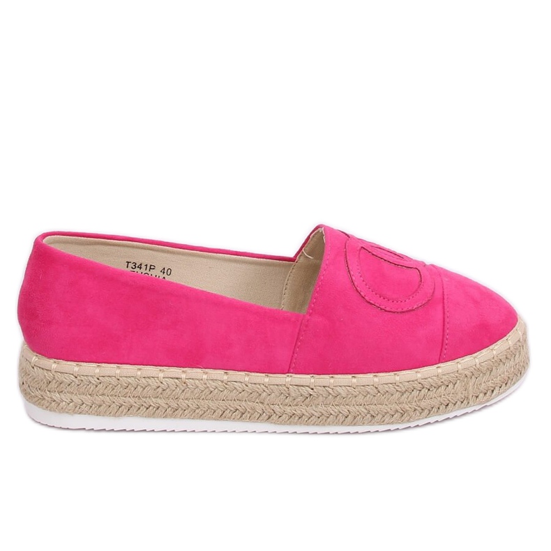 Fuksia espadrillit T341P Fushia vaaleanpunainen
