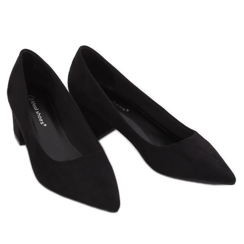 Avokkaat mustat korkokengät A-3370 Musta