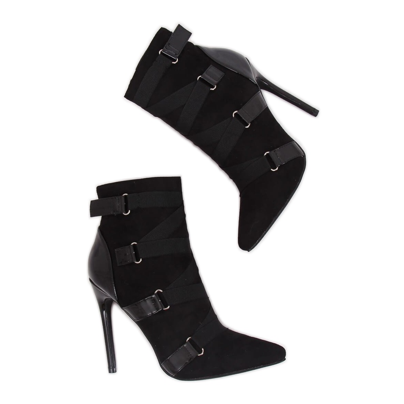 Mustat saappaat nastalla mustalla BKKX1150 Black Ii Quality