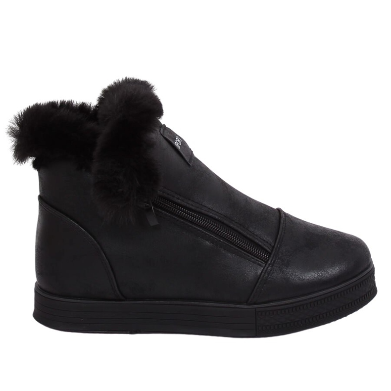 Mustat nilkkakorkeat turkikset W19-29 Black II Quality