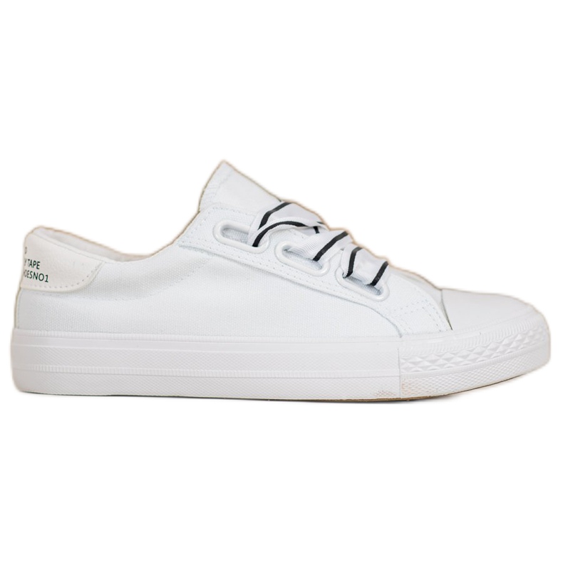 SHELOVET Mukavat tekstiilikengät valkoinen