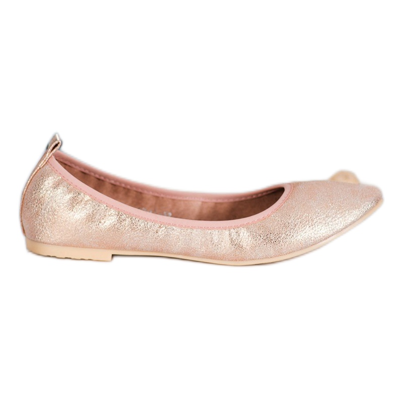 Goodin Kultaiset ballerinat Eco -nahkaa kultainen