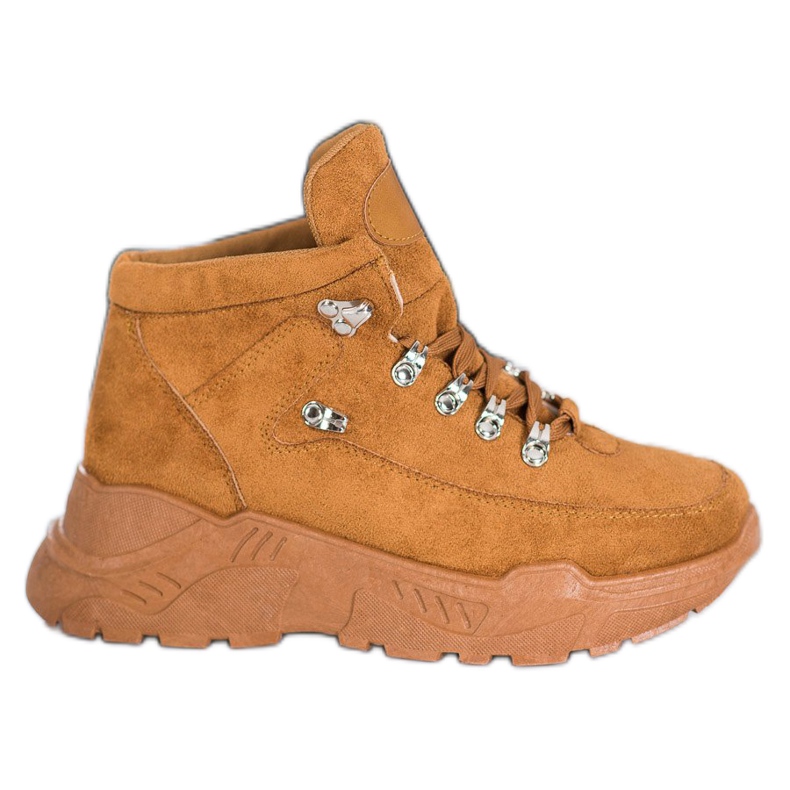 Queentina Mokkanahkaiset lenkkarit ruskea