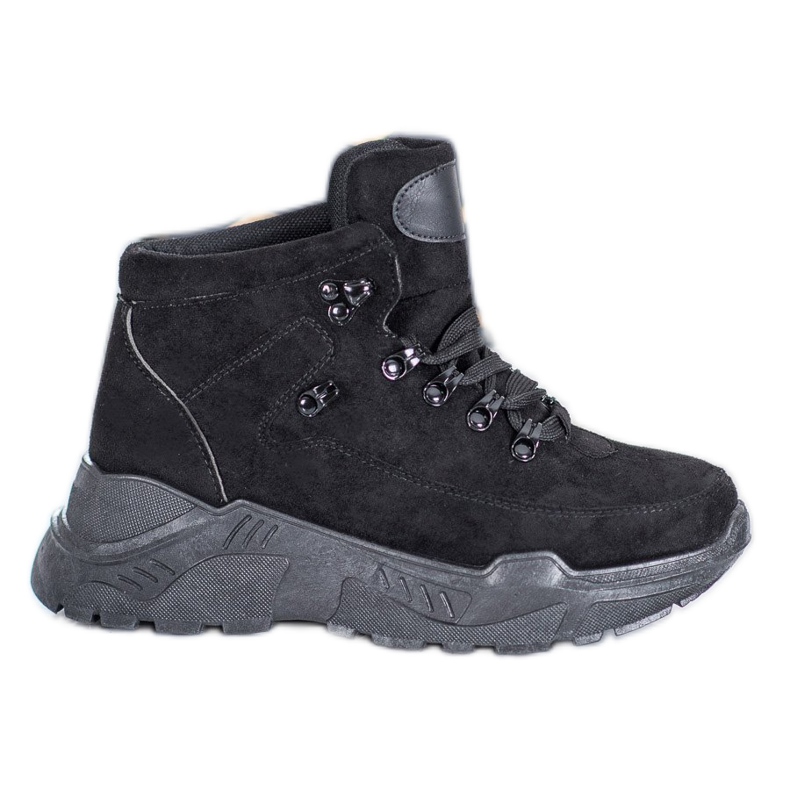 Queentina Mokkanahkaiset lenkkarit musta