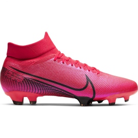 Nike Mercurial Superfly 7 Pro Fg M AT5382-606 jalkapallokengät punainen punainen Nike Mercurial Superfly 7 Pro Fg M AT5382-606 jalkapallokengät punainen punainen