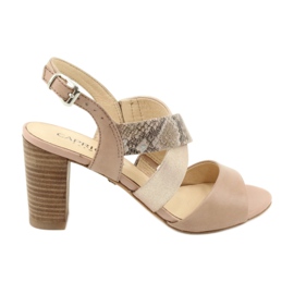 Caprice naisten sandaalit 28312 beige kulta