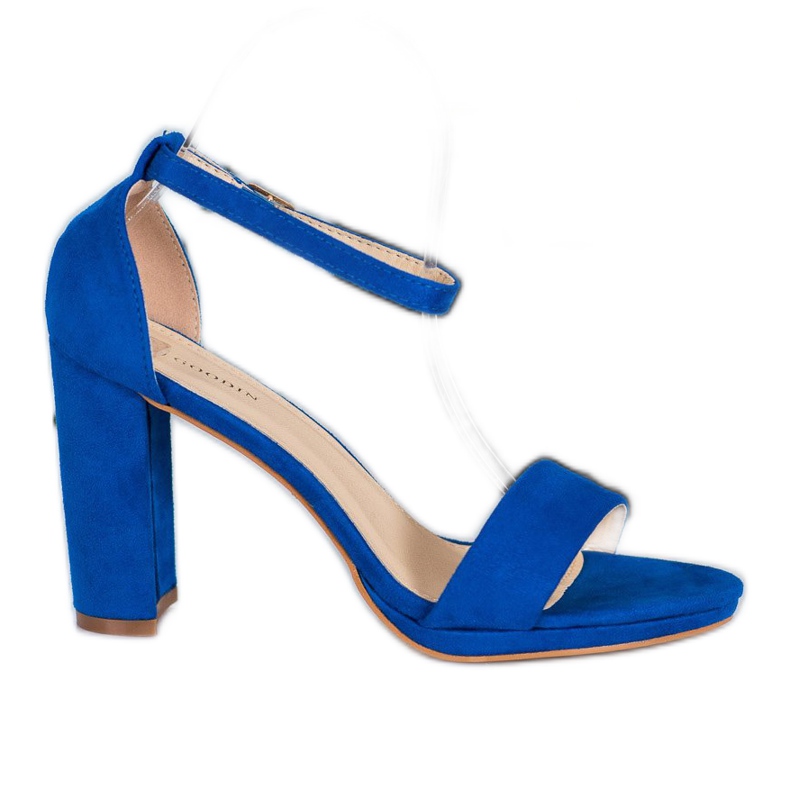 Goodin Mokkanahkaiset sandaalit baarissa sininen