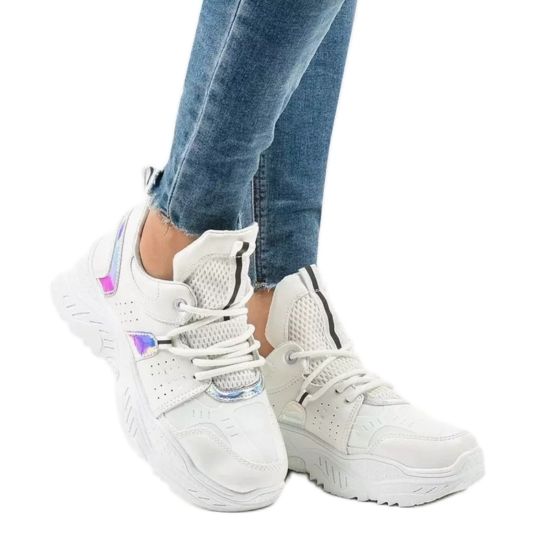 Valkoiset urheilukengät K-505 valkoinen