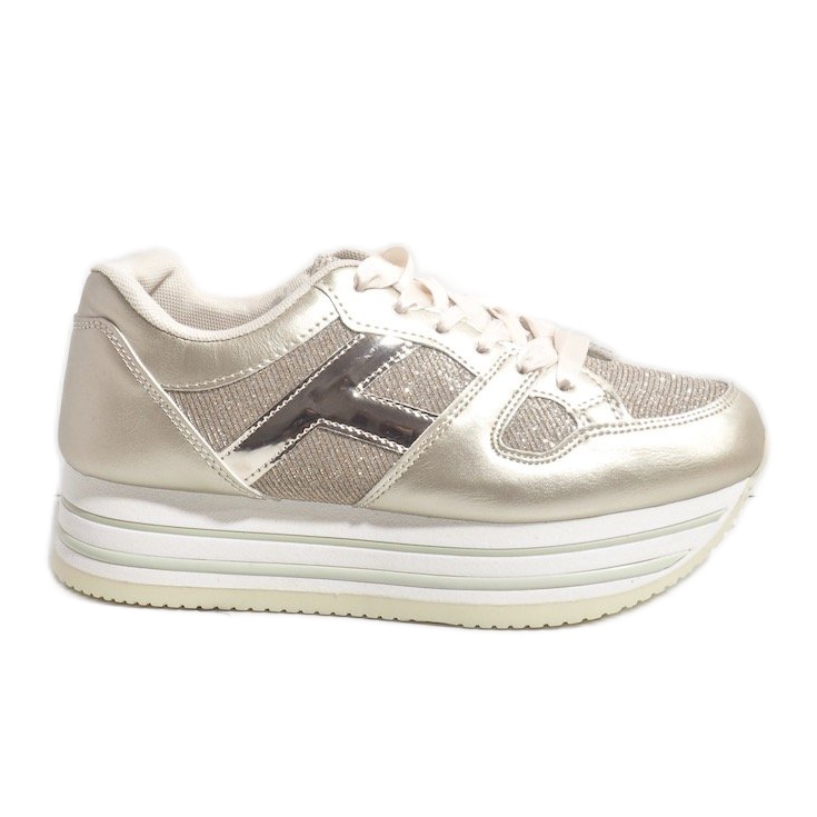 Muodikkaat kultaiset naisten urheilukengät 1306 kultainen