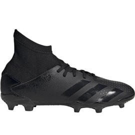 Adidas Predator 20.3 Fg Jr EF1929 jalkapallokengät musta musta