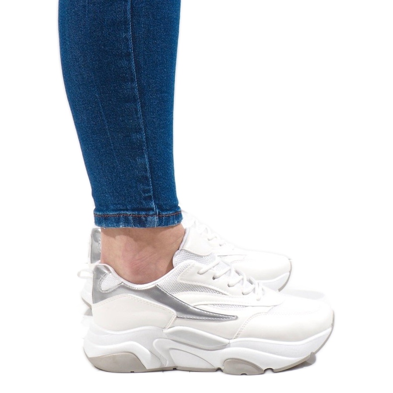 Valkoiset urheilukengät SX001-9 valkoinen