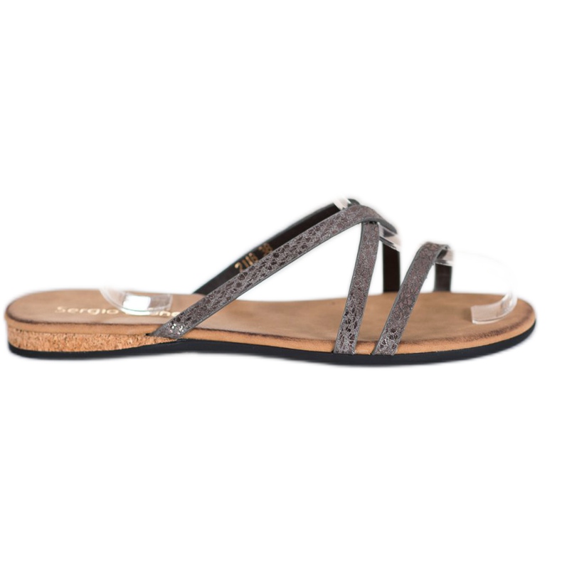 Sergio Leone Tyylikkäät tossut harmaa