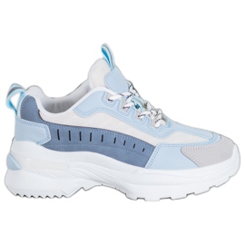 SHELOVET Muodikkaat kengät lavalla sininen monivärinen