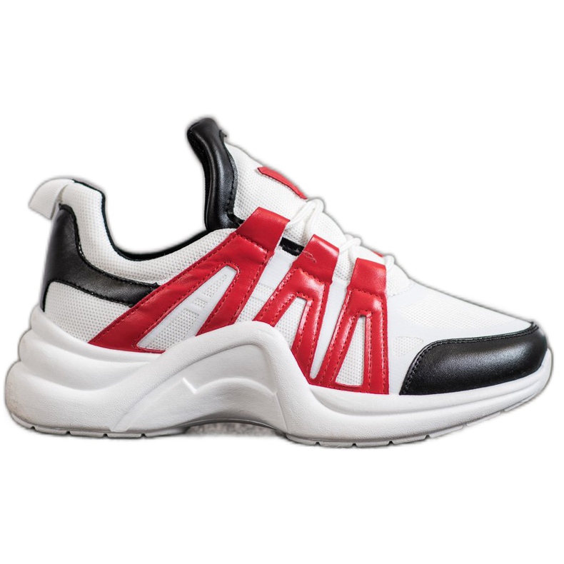 SHELOVET Mukavat muotikengät valkoinen monivärinen